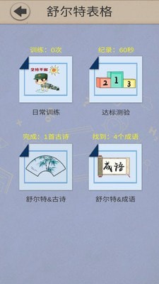 舒尔特训练